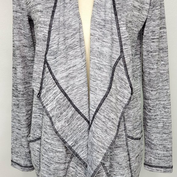 Liz Claiborne Weekend Open Front Knit Cardigan, S - Picture 3 of 12